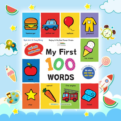 Sách - My First 100 Words - Sách Từ Vựng Đầu Đời Cho Bé - Megabook