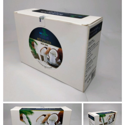 Bột Sữa Dừa Hòa Tan VIKIN, hộp 6 gói x 17g, thơm ngon dùng để pha chế thức uống và các món ăn.