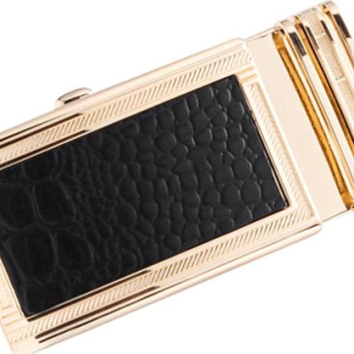 Đầu Khóa Da Bò Đầu Vàng Huy Hoàng HT9119 - Đen