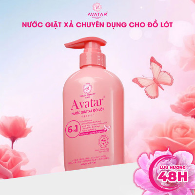 Nước Giặt Đồ Lót Lưu Hương 48 Hours 6 In1 Hương Anh Đào Ngọt Ngào Avatar (Chai 500 mL)