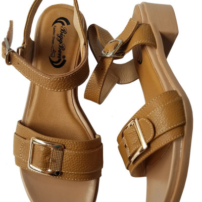 Giày Sandal Cao Gót Da Bò BIGGBEN SDCG67