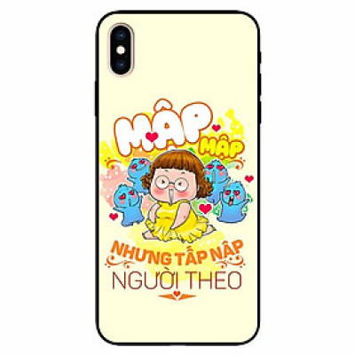 Ốp lưng in cho Iphone X/ Xs Mẫu Mập Tấp Người Theo Nữ