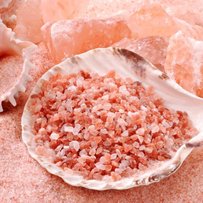 Hũ Muối Hồng Himalaya Ông Chà Và 600g (Size 2mm - 5mm) - Himalayan Pink Salt 600g