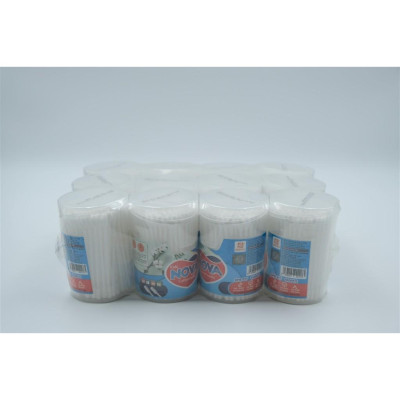 Tăm Bông Vệ Sinh NOVA Hộp Vát Size M – Combo Lố 12 Hộp x 160 Que (TB01-017), Đầu Bông Mịn, Không Rụng Sợinova