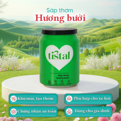 Tistal Sáp Thơm Ô tô Khử Mùi, Thơm Lâu, Thiết Kế Sang Trọng