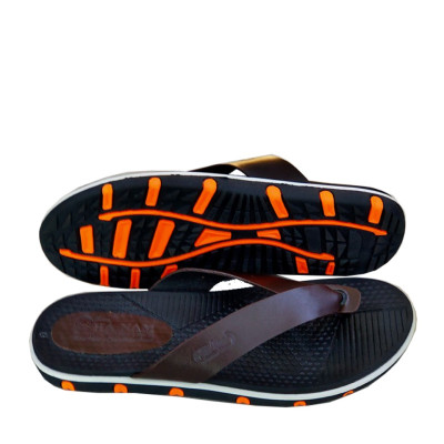 Dép Xỏ Ngón Nam Da Bò Thật TiTi ĐÔ Cao Cấp DNA2037d