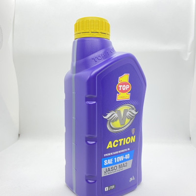 [Mẫu Mới] Nhớt cao cấp cho xe máy, mô tô PKL Top 1 Aciton Plus 10W40 1L - Mẫu mới dạng Chai