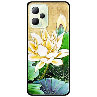 Ốp lưng dành cho Realme C35 - Realme Narzo 50A Prime mẫu Hoa Sen Vàng