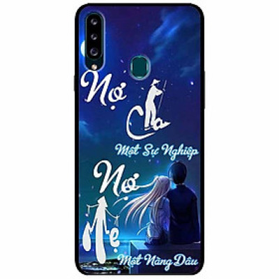 Ốp lưng dành cho Samsung A20s mẫu Nợ Cha Nợ Mẹ