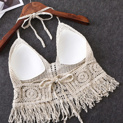 Áo bikini len yếm đi biển, có sẵn đệm lót, sexy quyến rũ | BL001