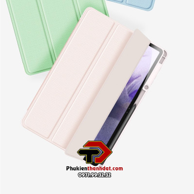 Bao da chống sốc dành cho SamSung Galaxy Tab S7 FE có ngăn đựng bút hiệu Dux Ducis Toby - Hàng nhập khẩu