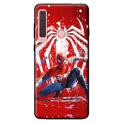 Ốp lưng in cho Samsung Galaxy A9 2018 mẫu Người Nhện Trắng - Hàng chính hãng