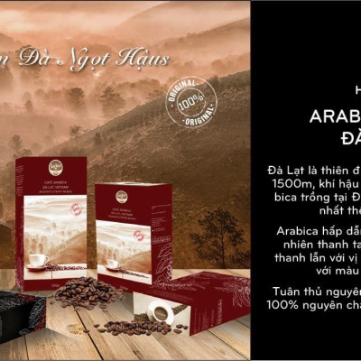 Cà phê Arabica Cầu Đất, Đà Lạt- 100% cà phê nguyên chất 250 g