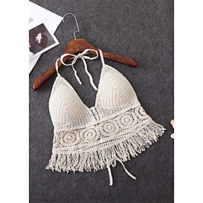 Áo bikini len yếm đi biển, có sẵn đệm lót, sexy quyến rũ | BL001