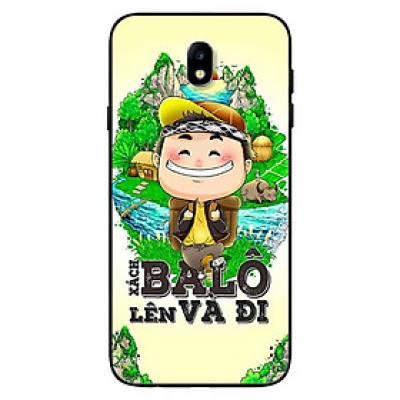 Ốp lưng in cho Samsung J3 Pro Mẫu Xách Balo Lên Nam