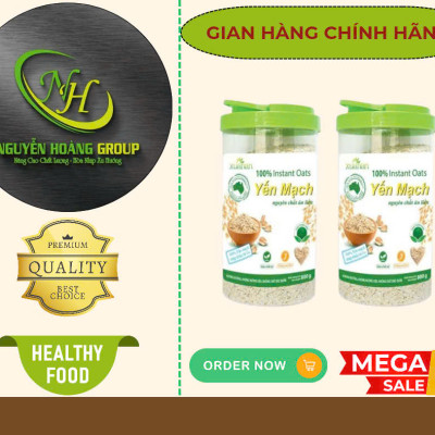 Combo :5 Hộp Yến Mạch nguyên chất 100% Úc 800g Xuân An( Tặng YM 350g)
