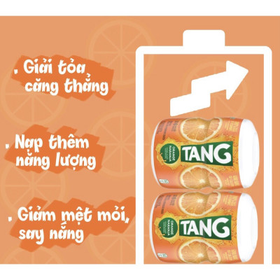 Bột pha nước Cam Tang Orange Naranja Mỹ - Bổ sung vitamin c, canxi - tăng sức đề kháng, sản xuất collagen, nhanh lành, chống oxy hóa - QuaTangMe Extaste