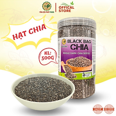 Hạt Chia Úc TLP.100% Organic Ăn Kiêng Giảm Cân Hạt Chuẩn Sạch Đều Đẹp (Hũ 500g)