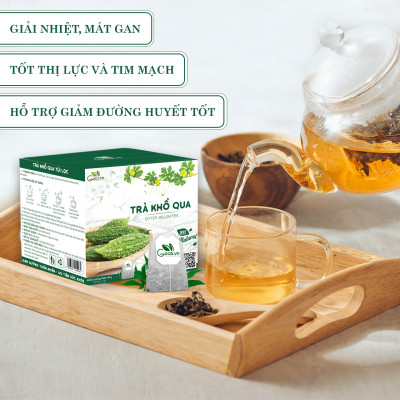 Trà khổ qua (Trà mướp đắng) túi lọc Goce - Hỗ trợ giảm đường huyết