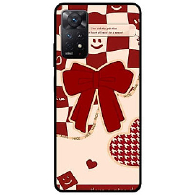 Ốp lưng dành cho Xiaomi Redmi Note 11 Pro mẫu Nơ Đỏ