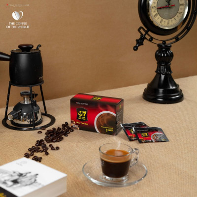 Trung Nguyên Legend - Cà phê G7 hòa tan đen ( không đường) - hộp 15 gói 2gr