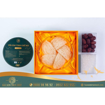 TỔ YẾN TINH CHẾ SỢI - HỘP 50GR - BẢO SƠN TRUE NEST