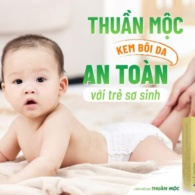 Combo kem bôi da thuần mộc ngừa rôm sảy chàm sữa nấm da đầu Thanh Mộc Hương 16g