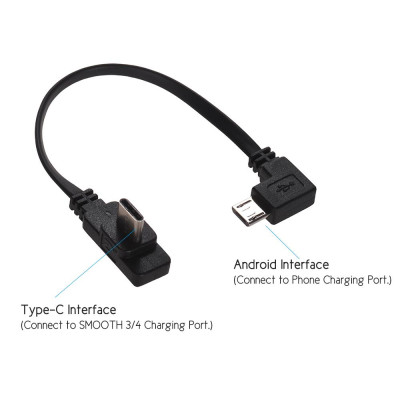 Cáp sạc Zhiyun Type-C cho điện thoại thông minh Android