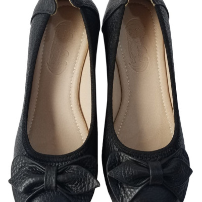 Giày búp bê nữ đế xuồng da bò BIGGBEN BB93