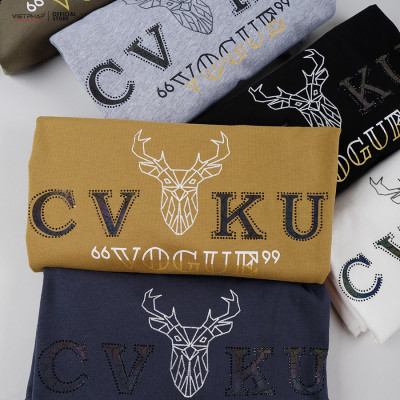 Áo Thun Nam VIỆT PHÁP Form Unisex Chất liệu Cotton co dãn thấm hút mồ hồi tốt 7803