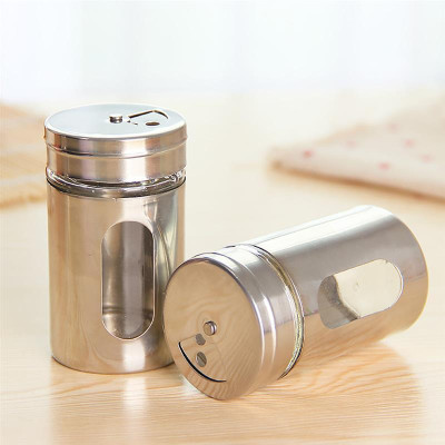 Hũ thủy tinh bọc thép không gỉ đựng gia vị Echo 80ml - Hàng nhập khẩu Nhật Bản