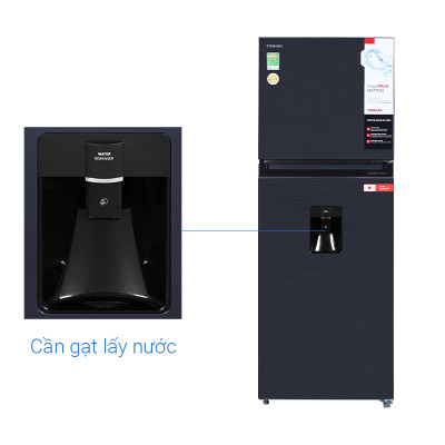 Tủ lạnh Toshiba Inverter 311 lít GR-RT395WE-PMV(06)-MG - Hàng chính hãng - Giao hàng toàn quốc