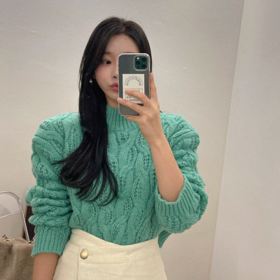 Áo len sweater vặn thừng thời trang Hàn Quốc cao cấp