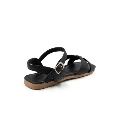 Sandal Dép Nữ Quai Chéo Da Microfiber TMW327