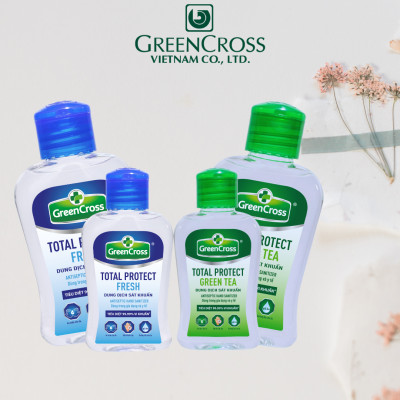 Combo Nước rửa tay Green Cross TOTAL PROTECT kháng khuẩn, diệt vi khuẩn100ml