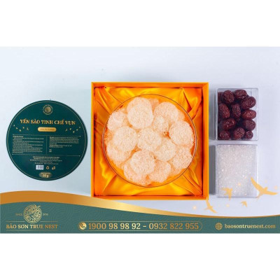 TỔ YẾN TINH CHẾ VỤN TRÒN - HỘP 50GR - BẢO SƠN TRUE NEST