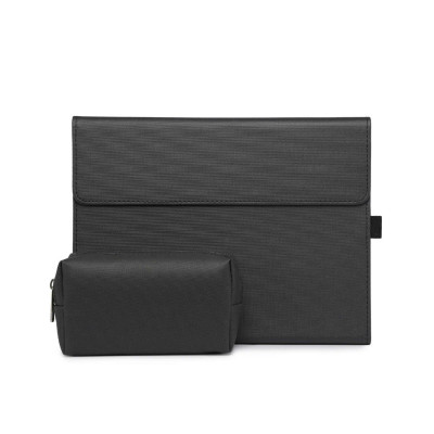 Bao da chống sốc dành cho Surface Pro 9.10.11. kèm ví đựng sạc chuột cao cấp - Hàng chính hãng