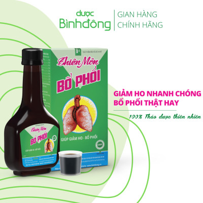 Combo Phục Hồi Sức Khỏe Sau Bệnh của Dược Bình Đông gồm 3 Thiên Môn Bổ Phổi và 3 Bát Tiên Bình Đông