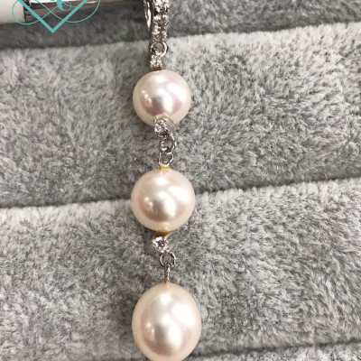 Mặt dây ngọc trai bạc NTB4