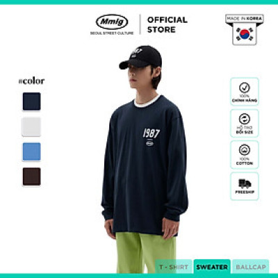 Áo tay dài Mmlg 19Mg Lsv-T - Áo Hoodie Sweater cho nam, nữ, unisex - MMLG2T011