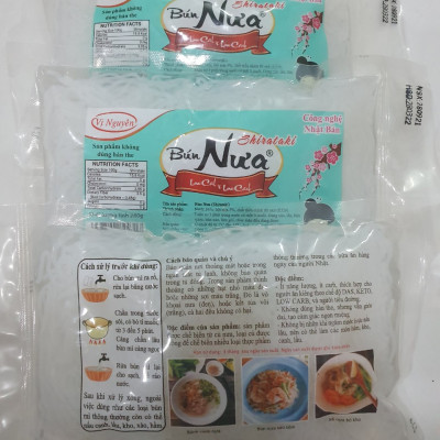 Combo 3 Gói Bún Nưa Vị Nguyên Das Keto 240g