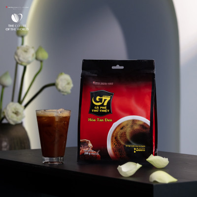 Trung Nguyên Legend - Cà phê G7 hòa tan đen ( không đường) - bịch 100 sachets 2gr