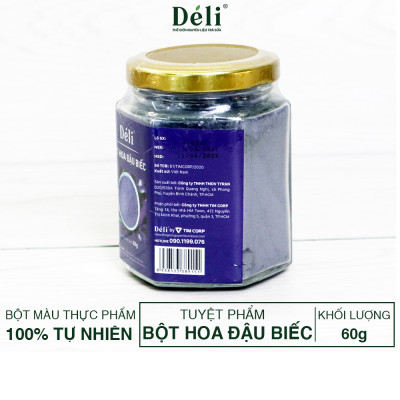 Bột màu hoa đậu biếc Déli