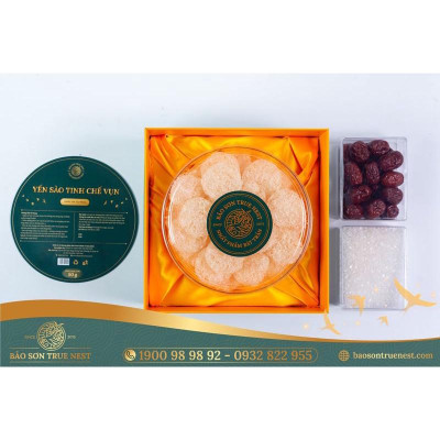 TỔ YẾN TINH CHẾ VỤN TRÒN - HỘP 50GR - BẢO SƠN TRUE NEST