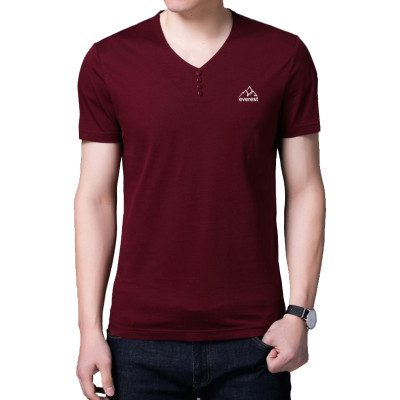 Áo thun nam ngắn tay cổ tim cúc ngực thời trang Sitaki cao cấp ATN04-5 màu