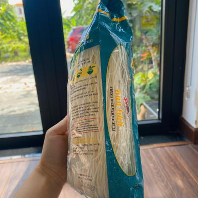 Bún tươi khô Shammi túi 400g (bún tươi sấy khô hàng xuất khẩu không chất bảo quản, không hàn the)