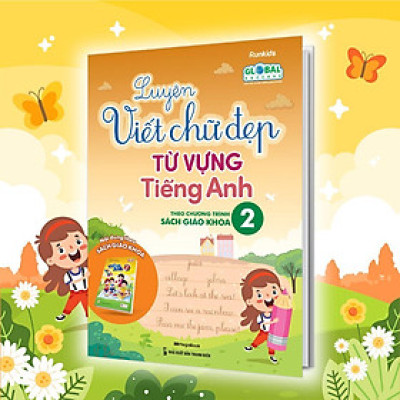 Sách - Luyện Viết Chữ Đẹp Từ Vựng Tiếng Anh - Theo Chương Trình Sách Giáo Khoa Lớp 2 - Megabook