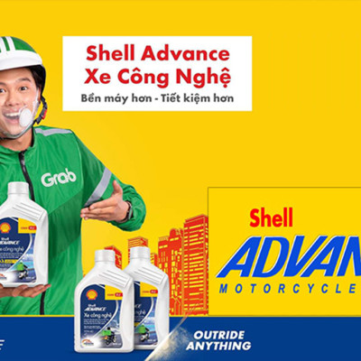 Nhớt Shell Advance Xe Công Nghệ Tech Bike 10W40 800ml Chính Hãng