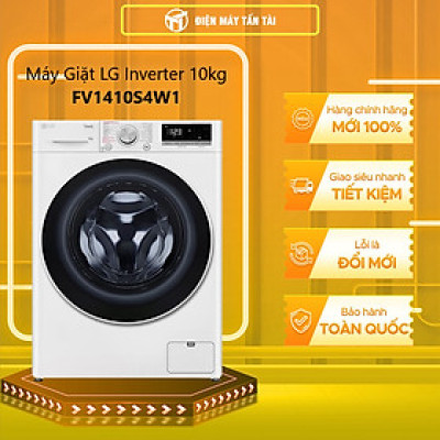 Máy giặt LG AI DD Inverter 10 kg FV1410S4W1 - Hàng Chính Hãng (Chỉ giao HCM)