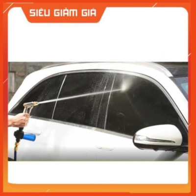 Bộ dây vòi xịt nước rửa xe, tưới cây . tăng áp 3 lần, loại 3m, 5m 206236Cđầu đồng, cút, nối đen, d.vàng